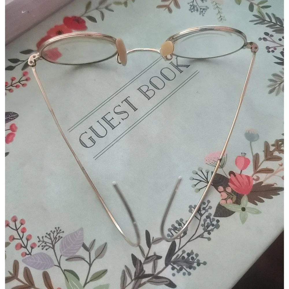 1/10 12k G/f  Gold 1920s Child's Frames Glasses Prescription With Case 4